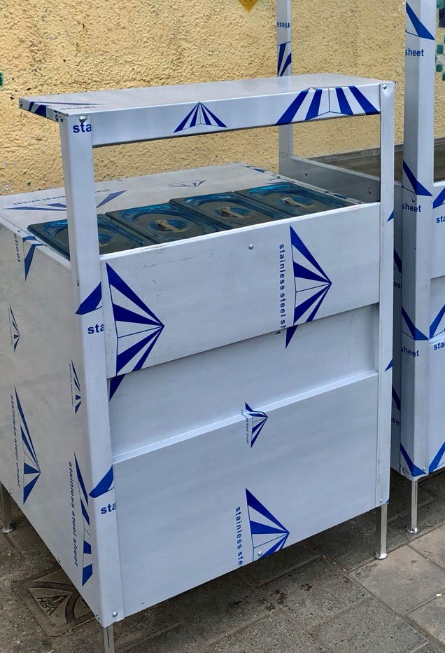 میز سلف 4 کاسه